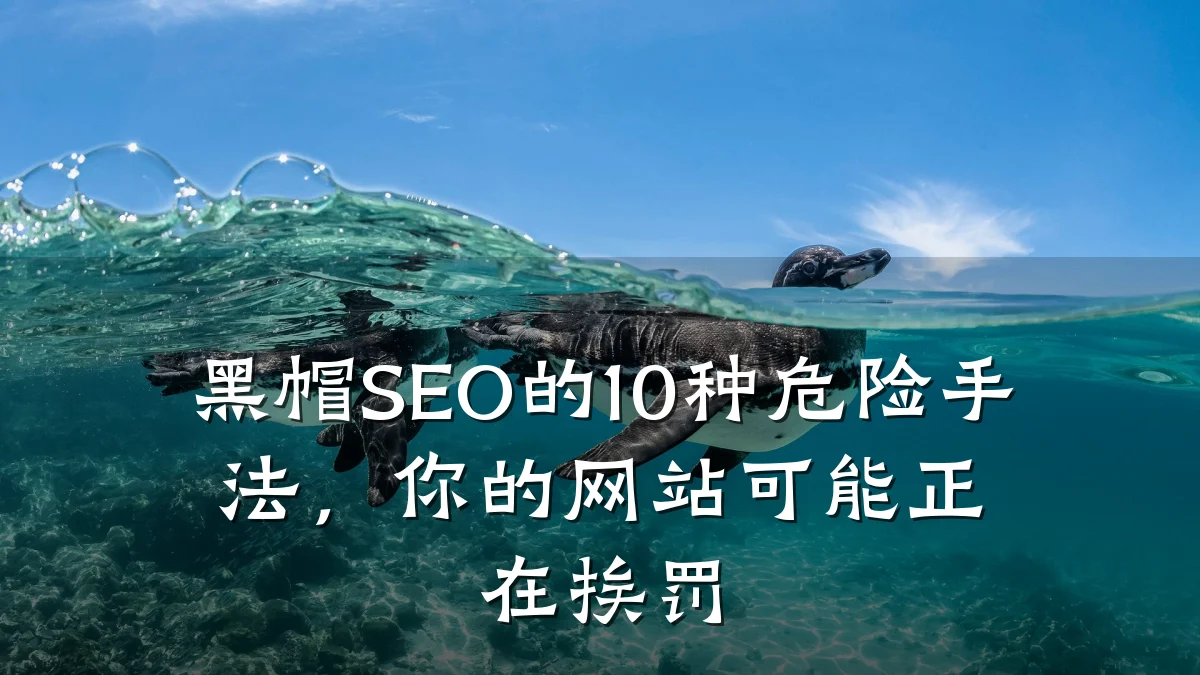黑帽SEO的10种危险手法，你的网站可能正在挨罚