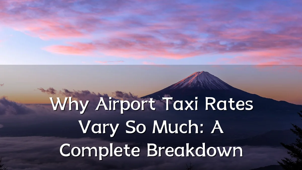 Why Airport Taxi Rates Vary So Much: A Complete Breakdown