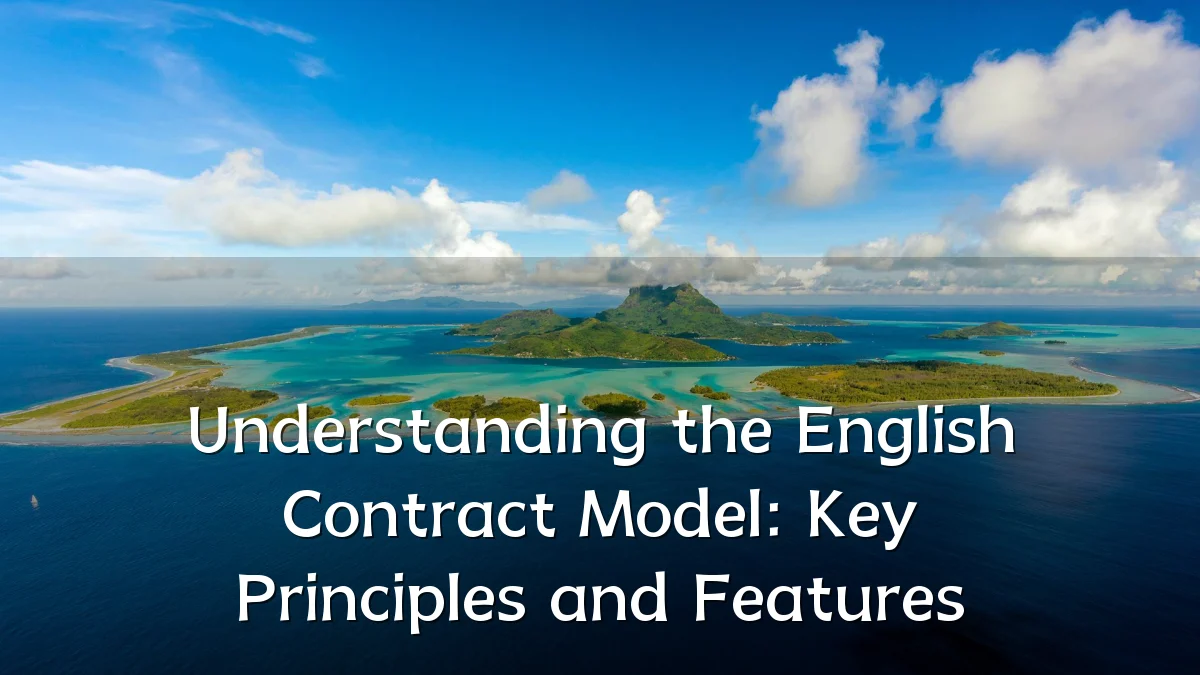 Understanding the English Contract Model: Key Principles and Features