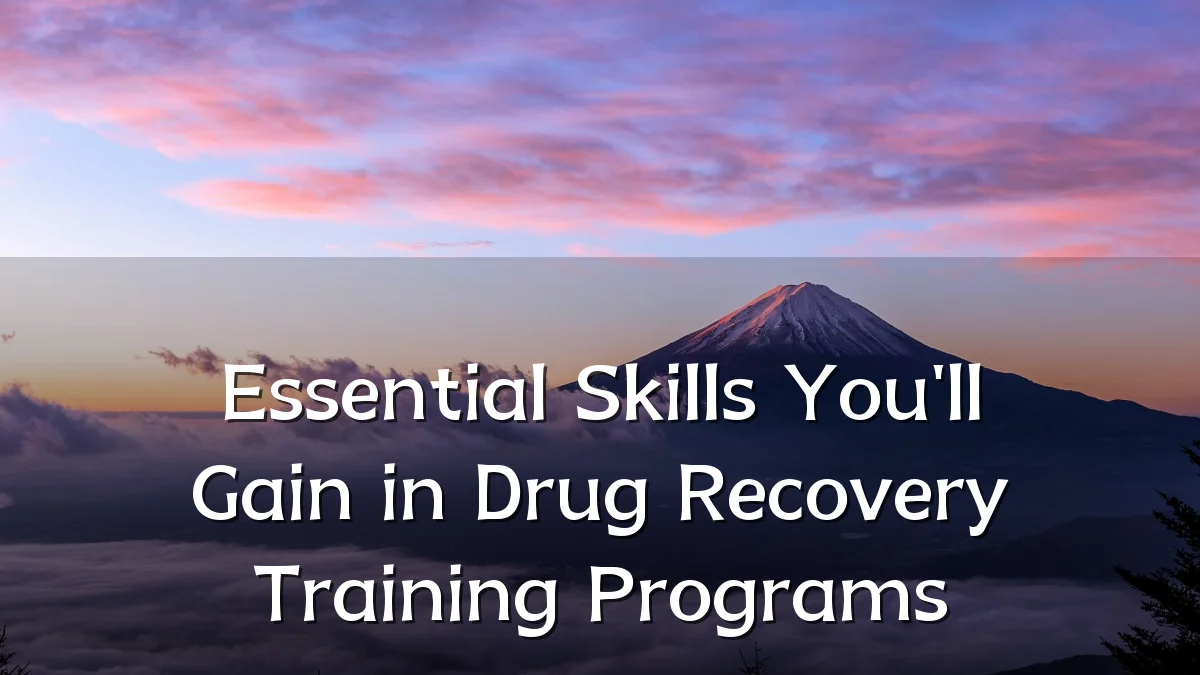 Essential Skills You'll Gain in Drug Recovery Training Programs