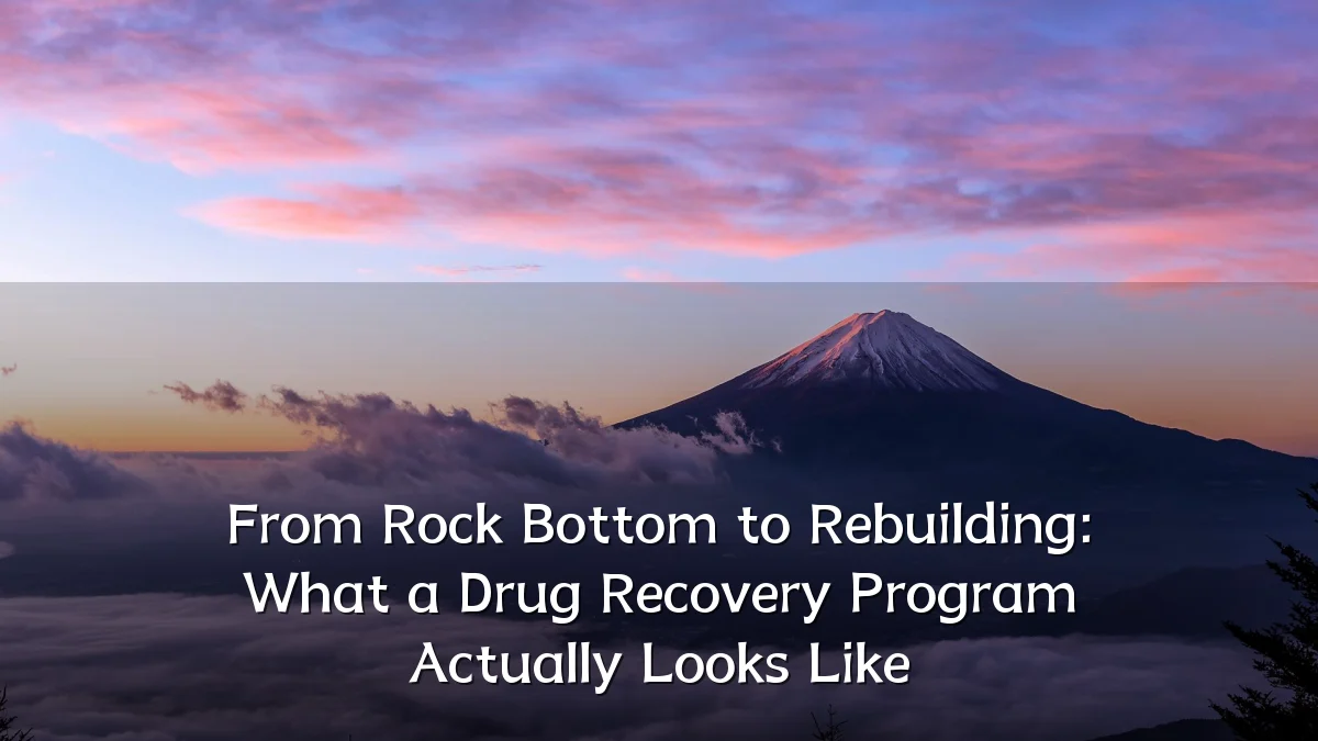 From Rock Bottom to Rebuilding: What a Drug Recovery Program Actually Looks Like