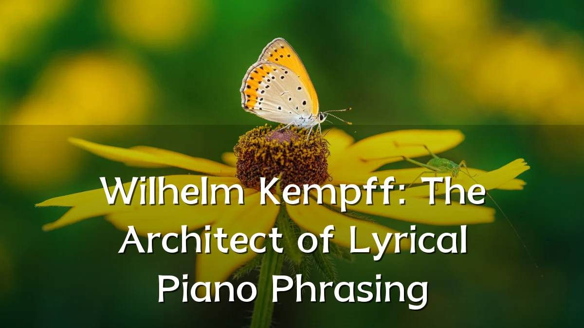 Wilhelm Kempff: The Architect of Lyrical Piano Phrasing