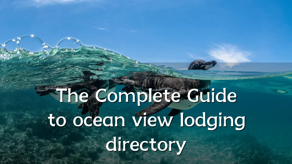The Complete Guide to ocean view lodging directory