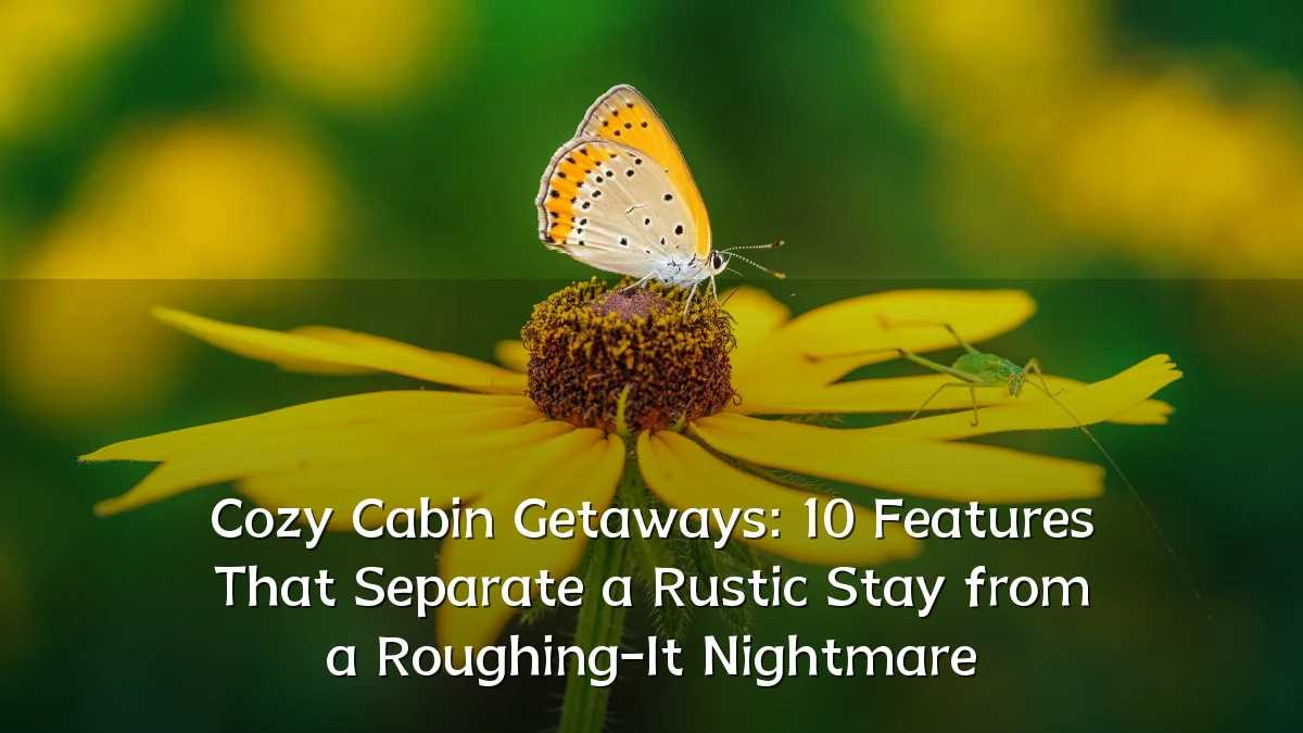 Cozy Cabin Getaways: 10 Features That Separate a Rustic Stay from a Roughing-It Nightmare