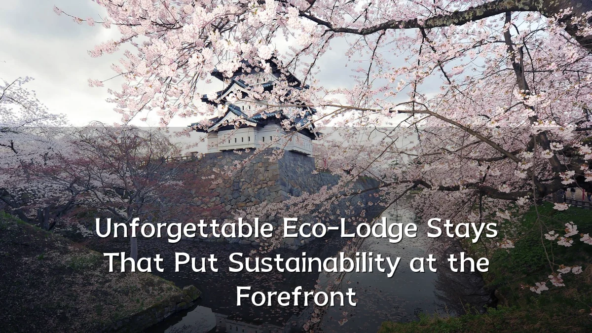Unforgettable Eco-Lodge Stays That Put Sustainability at the Forefront