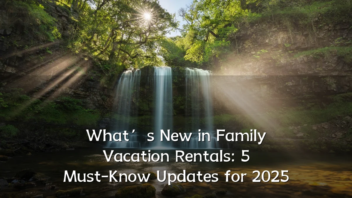 What’s New in Family Vacation Rentals: 5 Must-Know Updates for 2025